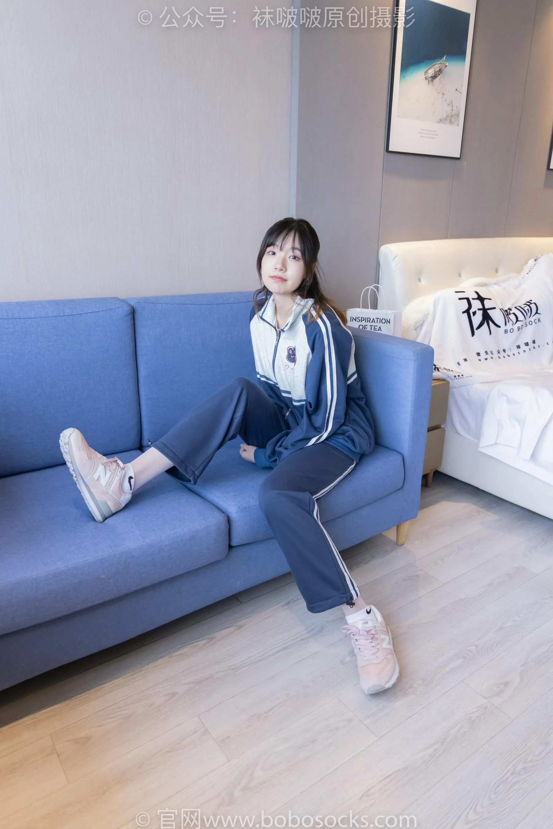 [BoBoSocks袜啵啵]NO.226 小甜豆-运动鞋、白棉袜、白丝 [87P]插图5